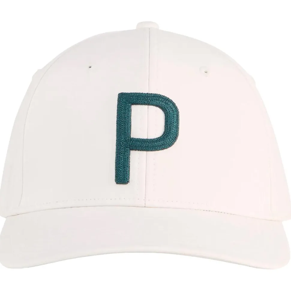 Casquette Puma Golf Heritage P Cap Alpine Snow Green Terrain