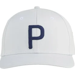 Casquette Puma Golf Heritage P Cap Ash Gray Deep Navy