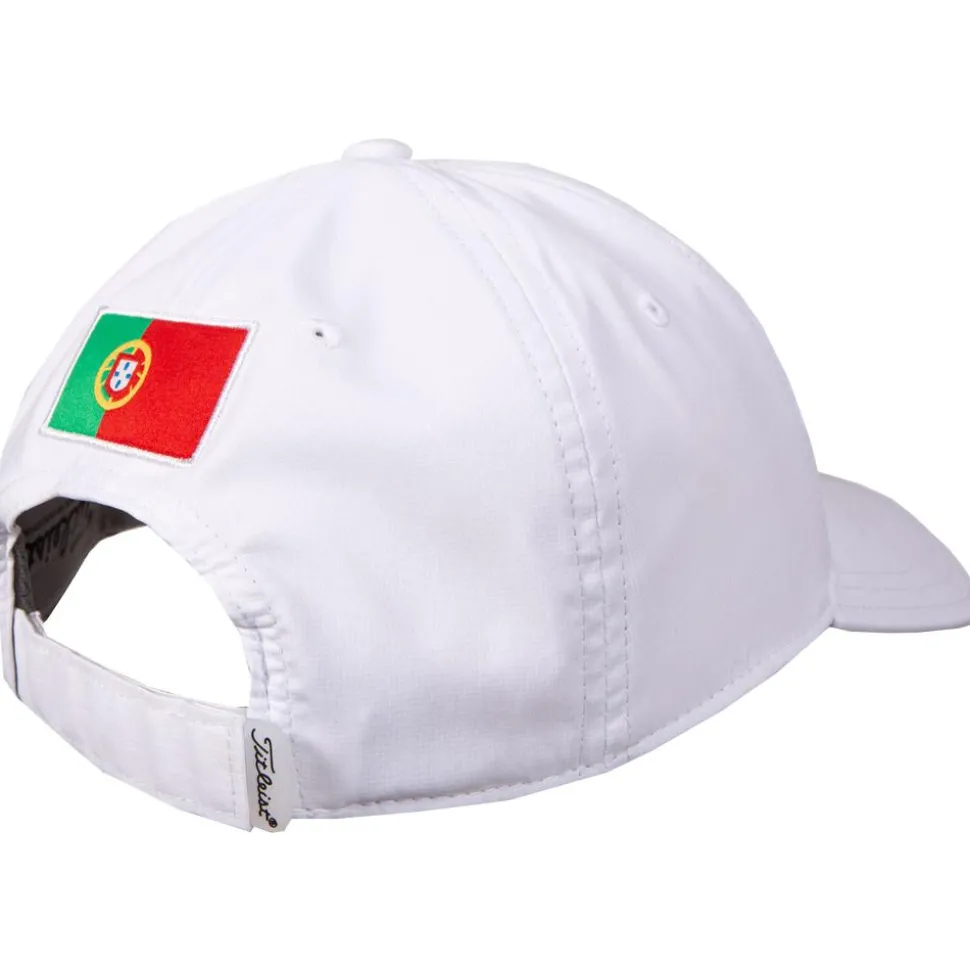 Casquette Titleist Players Performance Ball Marker Portugal White Red