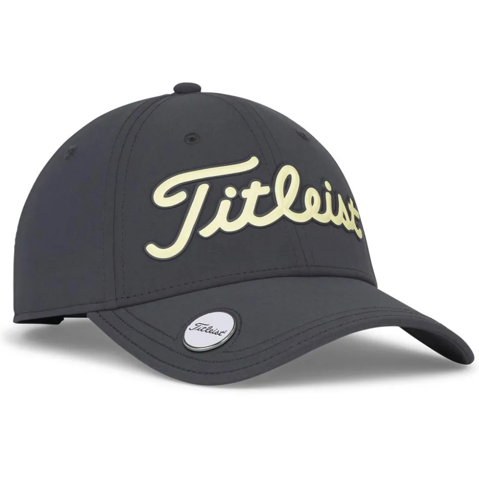 Casquette Titleist Women Players Performance Ball Marker Charcoal Lemon