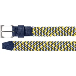 Ceinture Footjoy Braided Belt Navy White Taxi