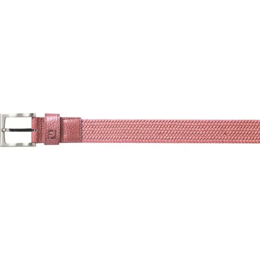 Ceinture Footjoy Women Braided Belt Bright Coral