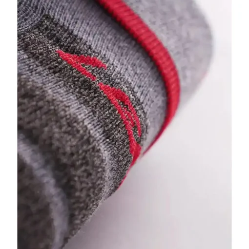 Chauffage pied Lenz Heat Sock 5.1 Toe Cap Slim Fit Gris Rouge