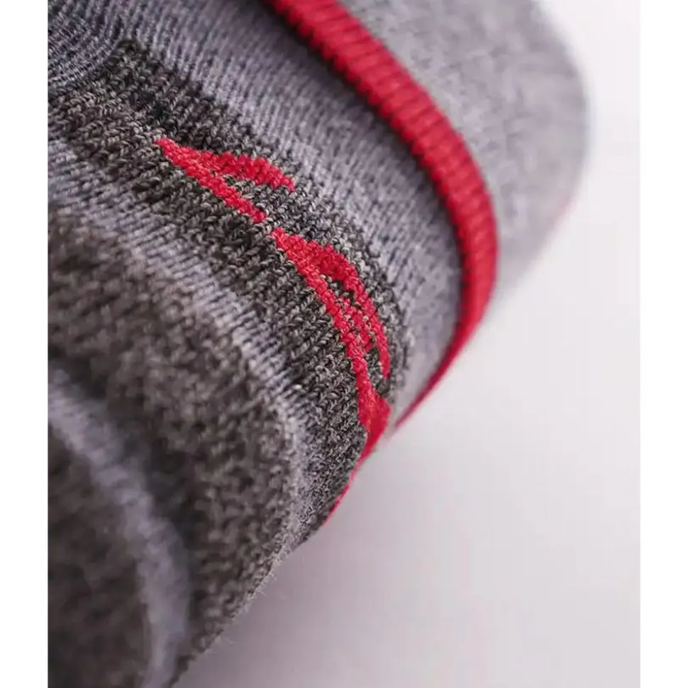 Chauffage pied Lenz Heat Sock 5.1 Toe Cap Slim Fit Gris Rouge