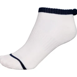 Chaussettes Footjoy Women Prodry Pom Pom White Navy