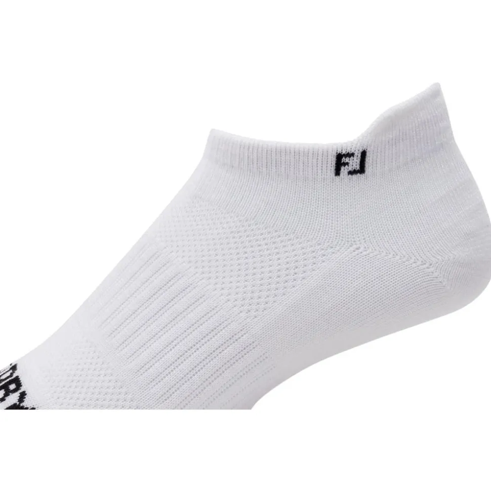Chaussettes Footjoy Women Prodry Lightweight Roll Tab White