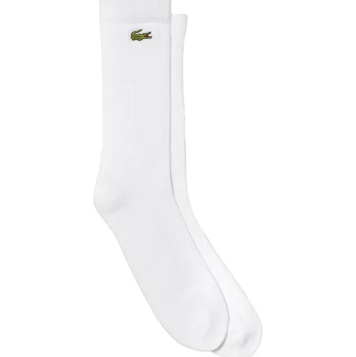 Chaussettes Lacoste Lacoste Socks Silver White Navy