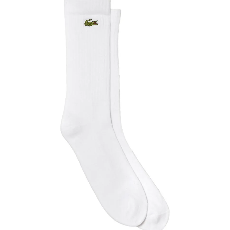 Chaussettes Lacoste Lacoste Socks Silver White Navy