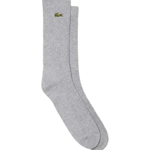 Chaussettes Lacoste Lacoste Socks Silver White Navy