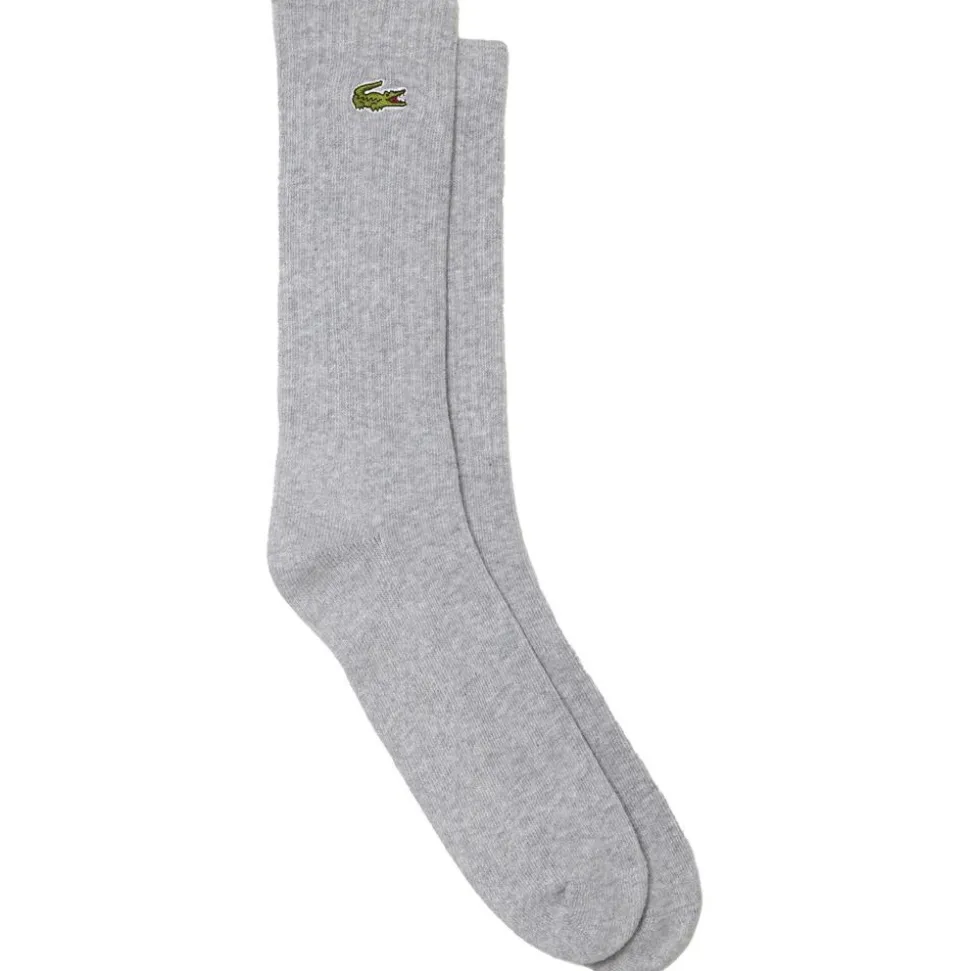 Chaussettes Lacoste Lacoste Socks Silver White Navy