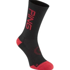 Chaussettes Ping Logo Sock Grey Black Multi