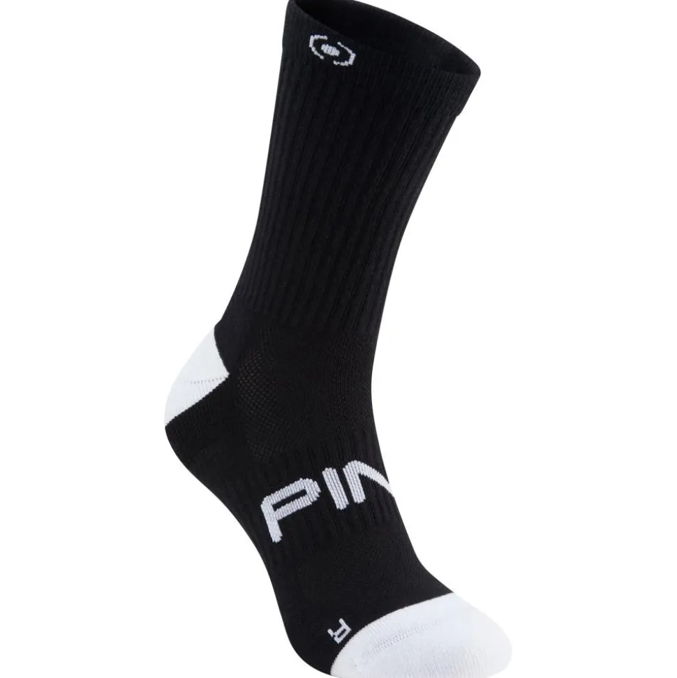 Chaussettes Ping Ping Crew Sock Black White