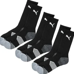 Chaussettes Puma Golf Essential Crew Cut 3 Paires Black