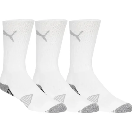 Chaussettes Puma Golf Essential Crew Cut 3 Paires Bright White