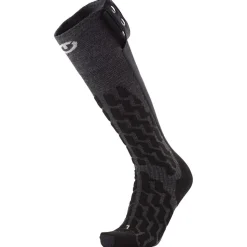 Chaussettes Therm-Ic Powersock Set Heat Fusion Uni + S-Pack 700 Black Grey
