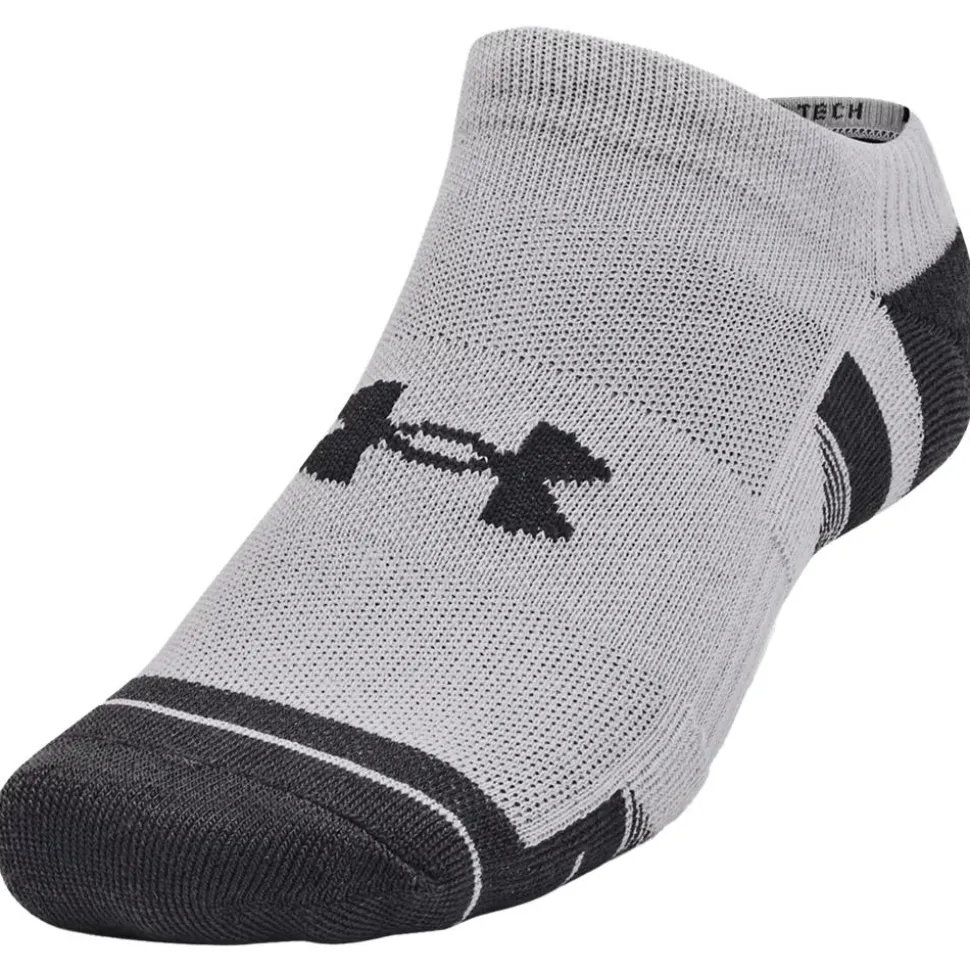 Chaussettes Under Armour Performance Tech 3 Pk Ns Mod Gray White Jet Gray