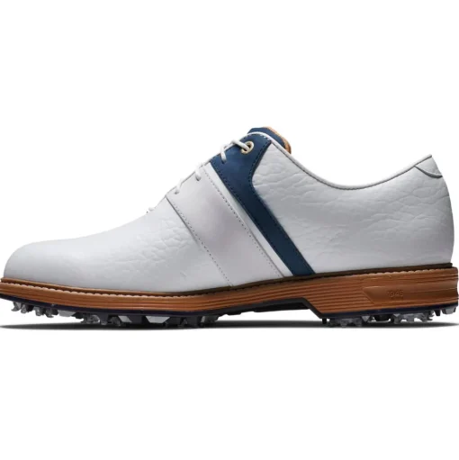 Chaussures avec crampons Footjoy Premiere Series Packard LX White Navy White
