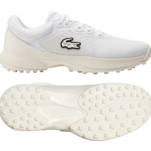 Chaussures avec crampons Lacoste Golf Point White Off White