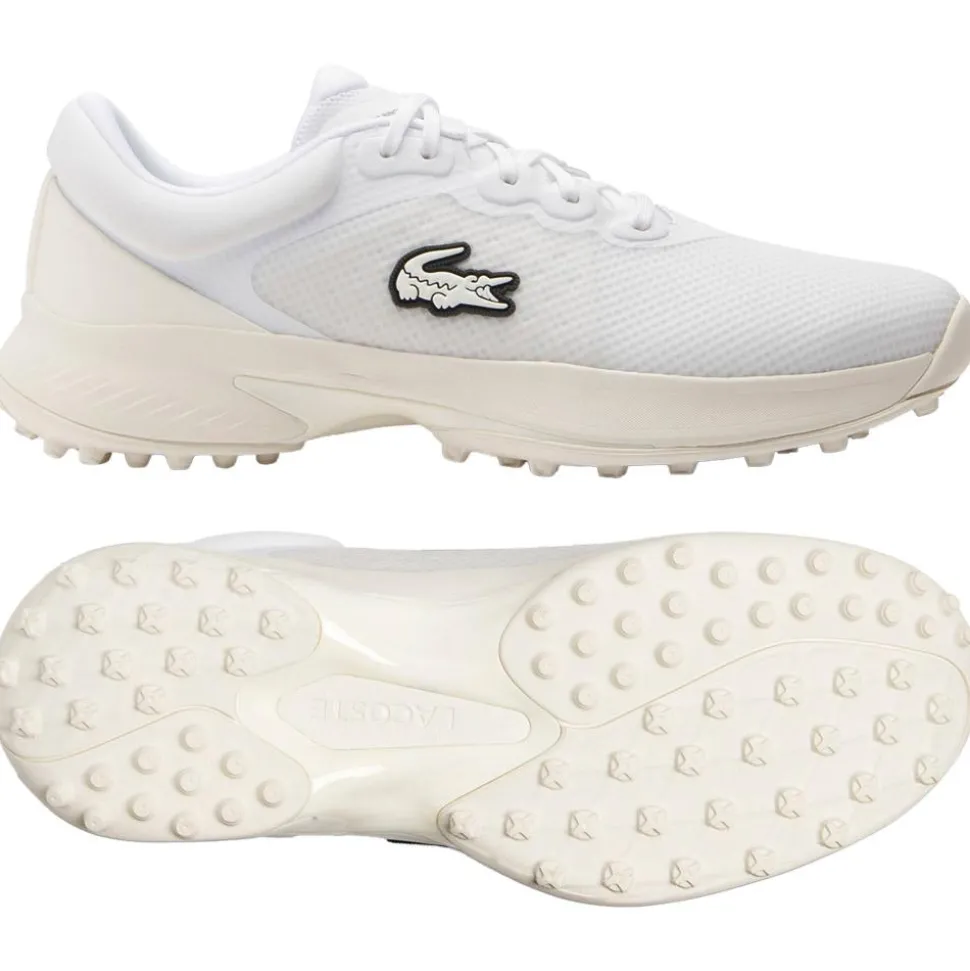 Chaussures avec crampons Lacoste Golf Point White Off White