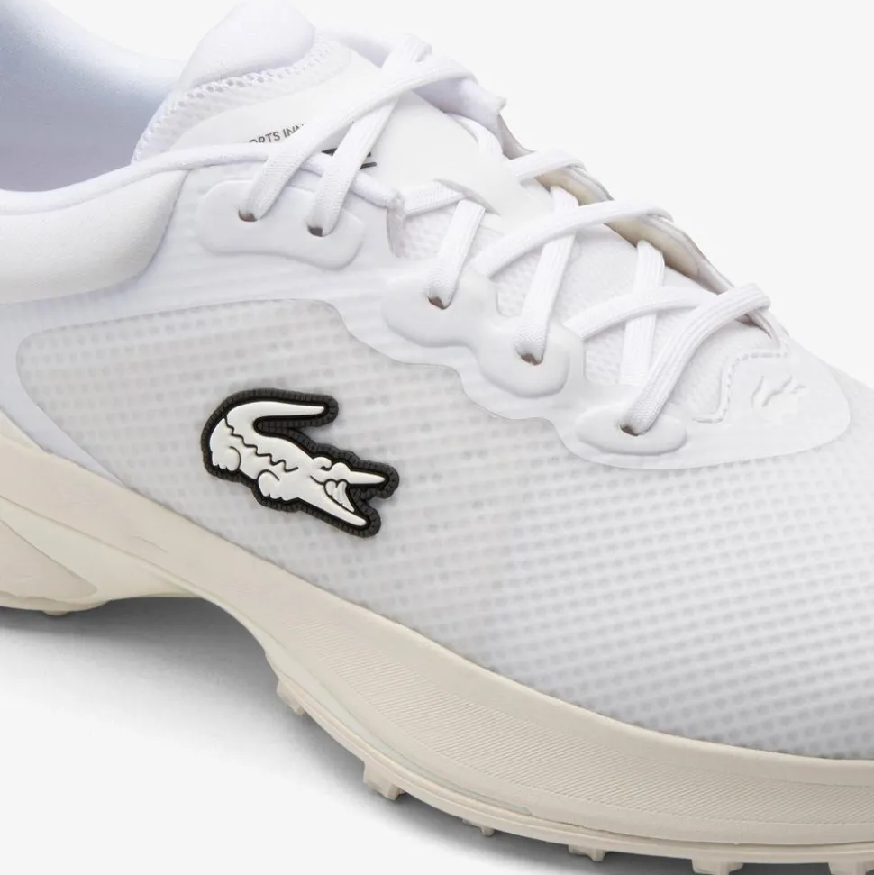 Chaussures avec crampons Lacoste Golf Point White Off White
