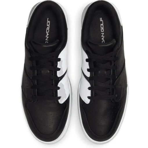 Chaussures avec crampons Nike Jordan Nu Retro 1 G Black White Cool Grey