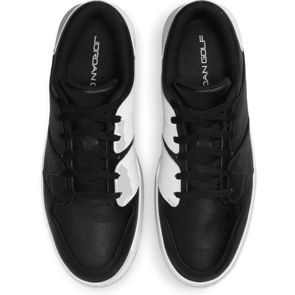 Chaussures avec crampons Nike Jordan Nu Retro 1 G Black White Cool Grey