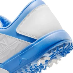 Chaussures avec crampons Nike Jordan Nu Retro 1 G White University Blue