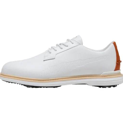 Chaussures avec crampons Puma Golf Royale Blanc Marron