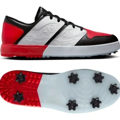 Chaussures avec crampons Nike Jordan Nu Retro 1 G Black White University Red Blue
