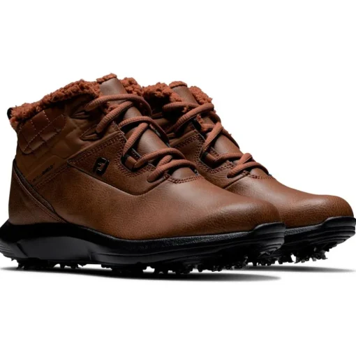 Chaussures avec crampons Footjoy Women's Stormwalker Brown