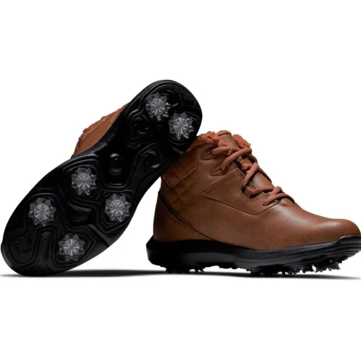 Chaussures avec crampons Footjoy Women's Stormwalker Brown
