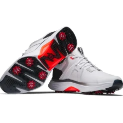 Chaussures avec crampons Footjoy Hyperflex White Black Red