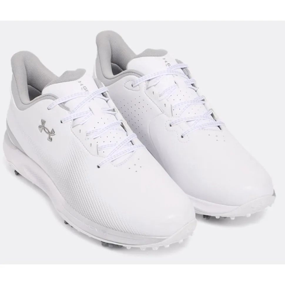 Chaussures avec crampons Under Armour Drive Fade White Metallic Silver