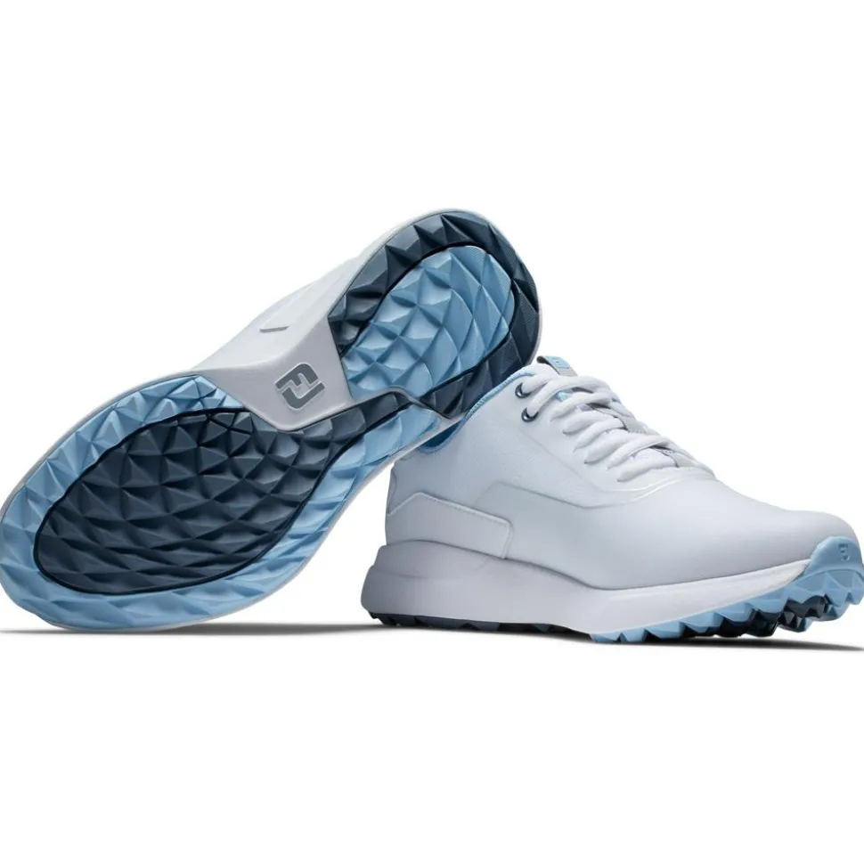 Chaussures sans crampons Footjoy Performa Women White Grey Blue