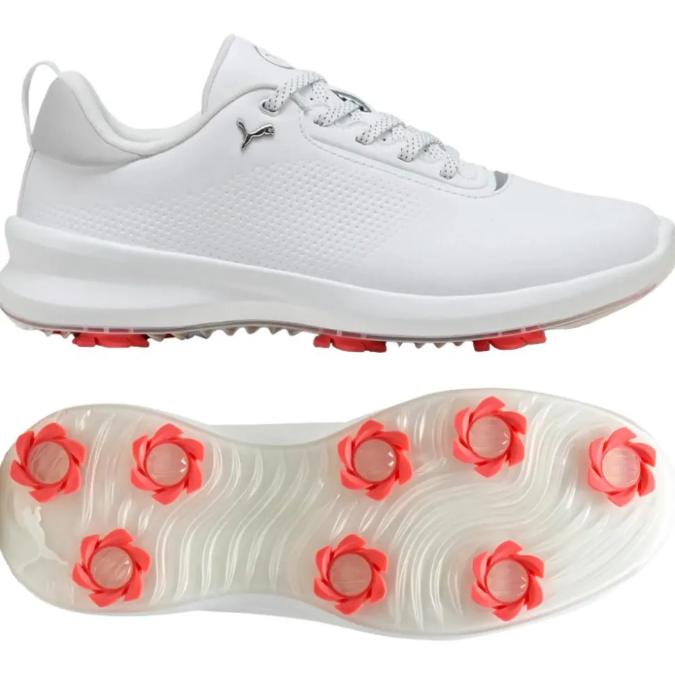 Chaussures sans crampons Puma Golf Ignite Blaze 2 White Peach Frost
