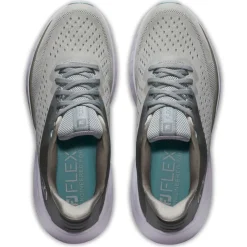 Chaussures sans crampons Footjoy Women's Flex XP Grey Blue White