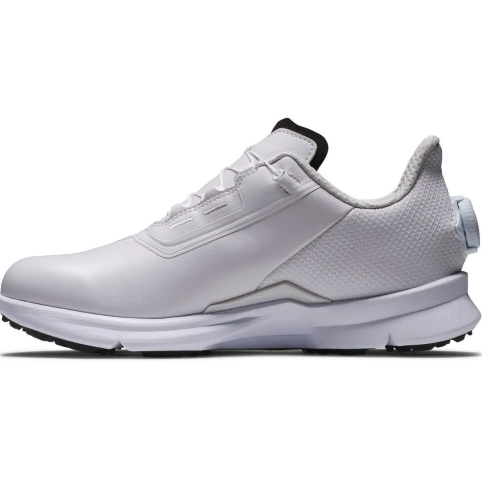 Chaussures sans crampons Footjoy Women's Fuel BOA White Black Grey