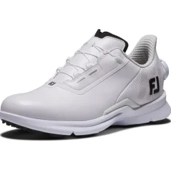 Chaussures sans crampons Footjoy Women's Fuel BOA White Black Grey