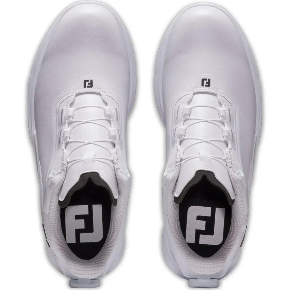 Chaussures sans crampons Footjoy Women's Fuel BOA White Black Grey