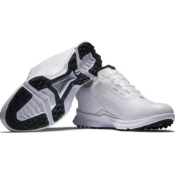 Chaussures sans crampons Footjoy Women's Fuel BOA White Black Grey