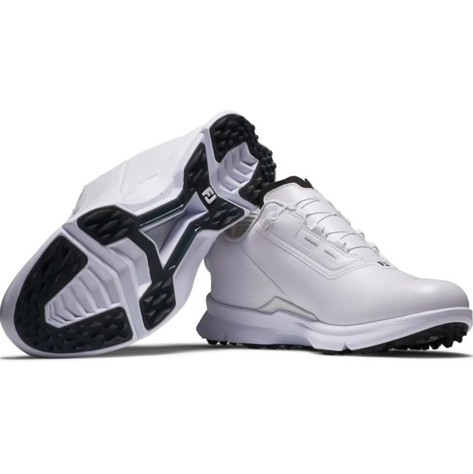 Chaussures sans crampons Footjoy Women's Fuel BOA White Black Grey