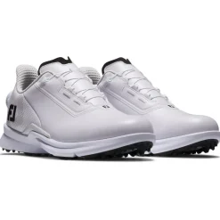 Chaussures sans crampons Footjoy Women's Fuel BOA White Black Grey