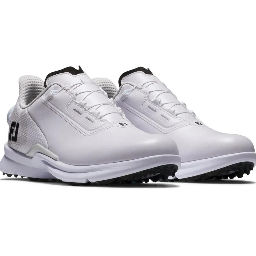 Chaussures sans crampons Footjoy Women's Fuel BOA White Black Grey
