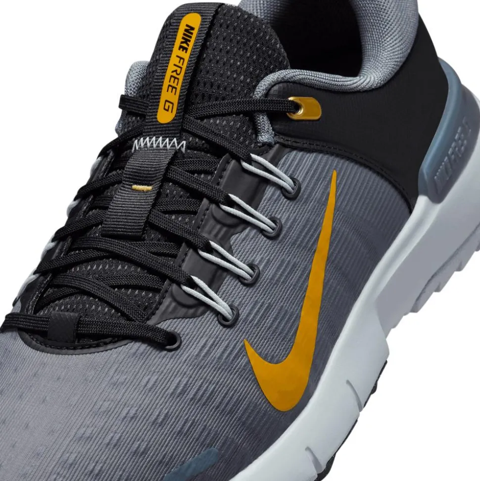 Chaussures sans crampons Nike Nike Free Golf Black Infinite Gold Cool Grey