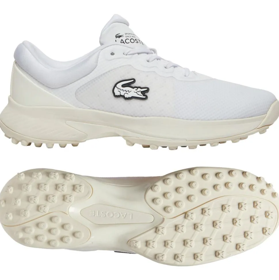 Chaussures sans crampons Lacoste Golf Point White Off White