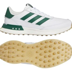 Chaussures sans crampons adidas S2G SL Leather 24 White Collegiate Green Gum