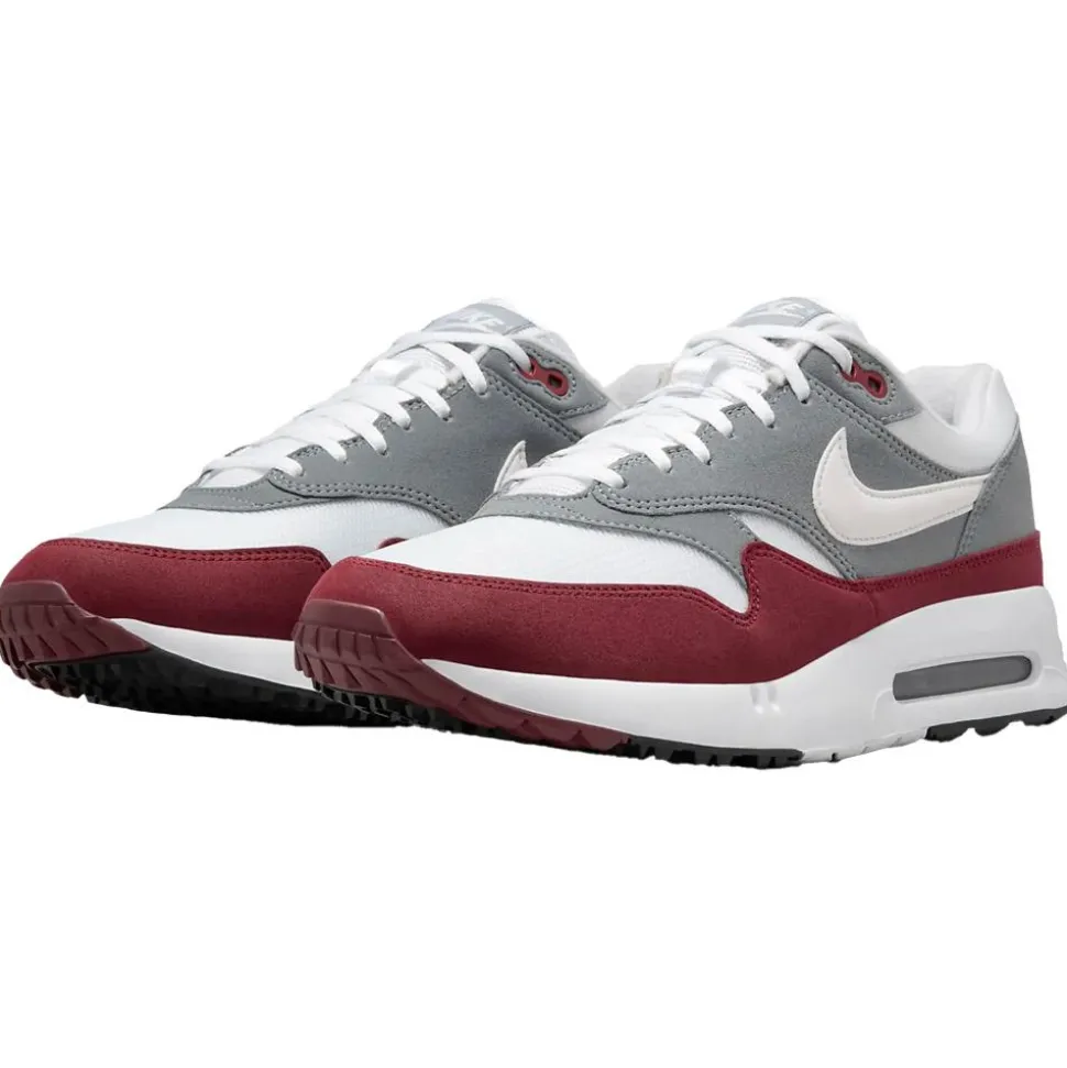 Chaussures sans crampons Nike Air Max 1 86 Og G Team Red White Cool Grey Black