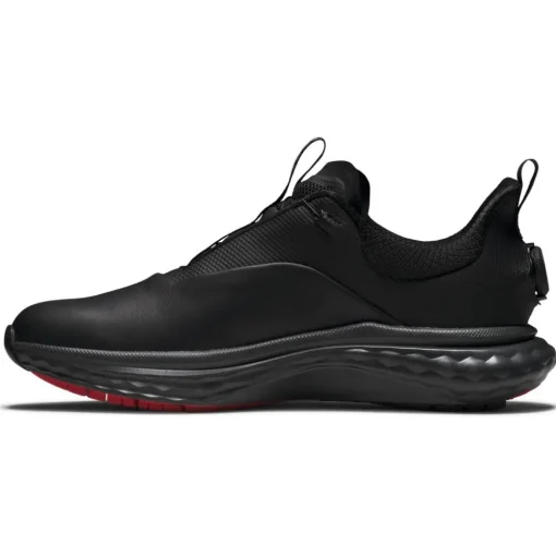 Chaussures sans crampons Footjoy Quantum BOA Black Grey Red