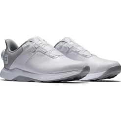 Chaussures sans crampons Footjoy Prolite Boa Women White White Grey