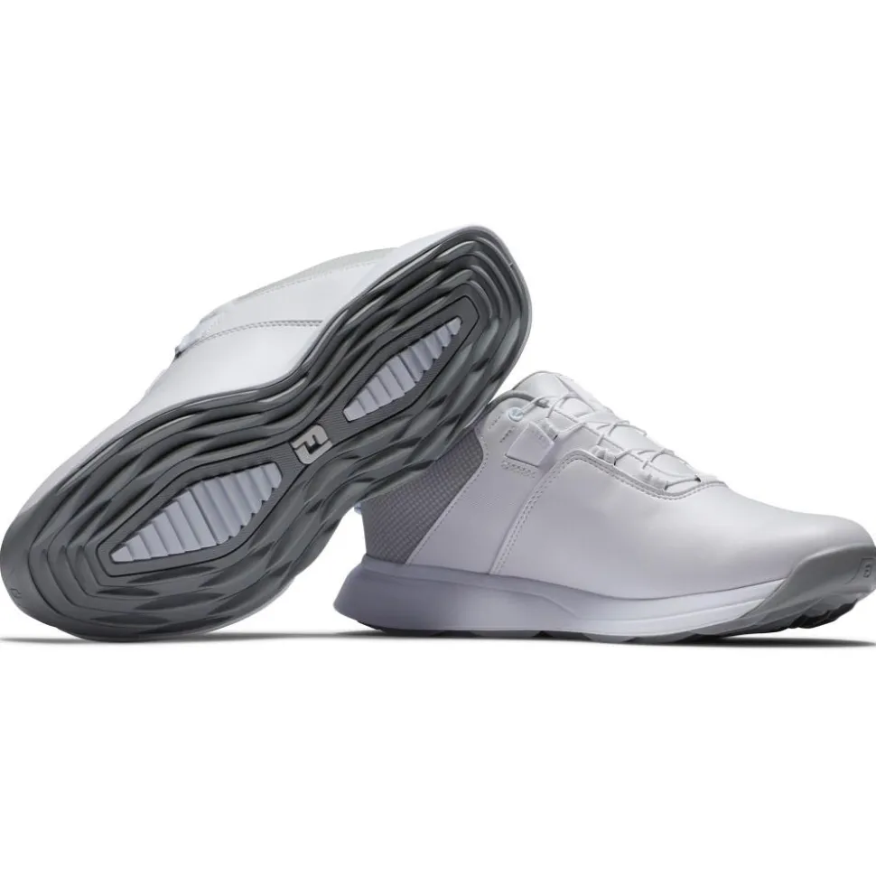 Chaussures sans crampons Footjoy Prolite Boa Women White White Grey